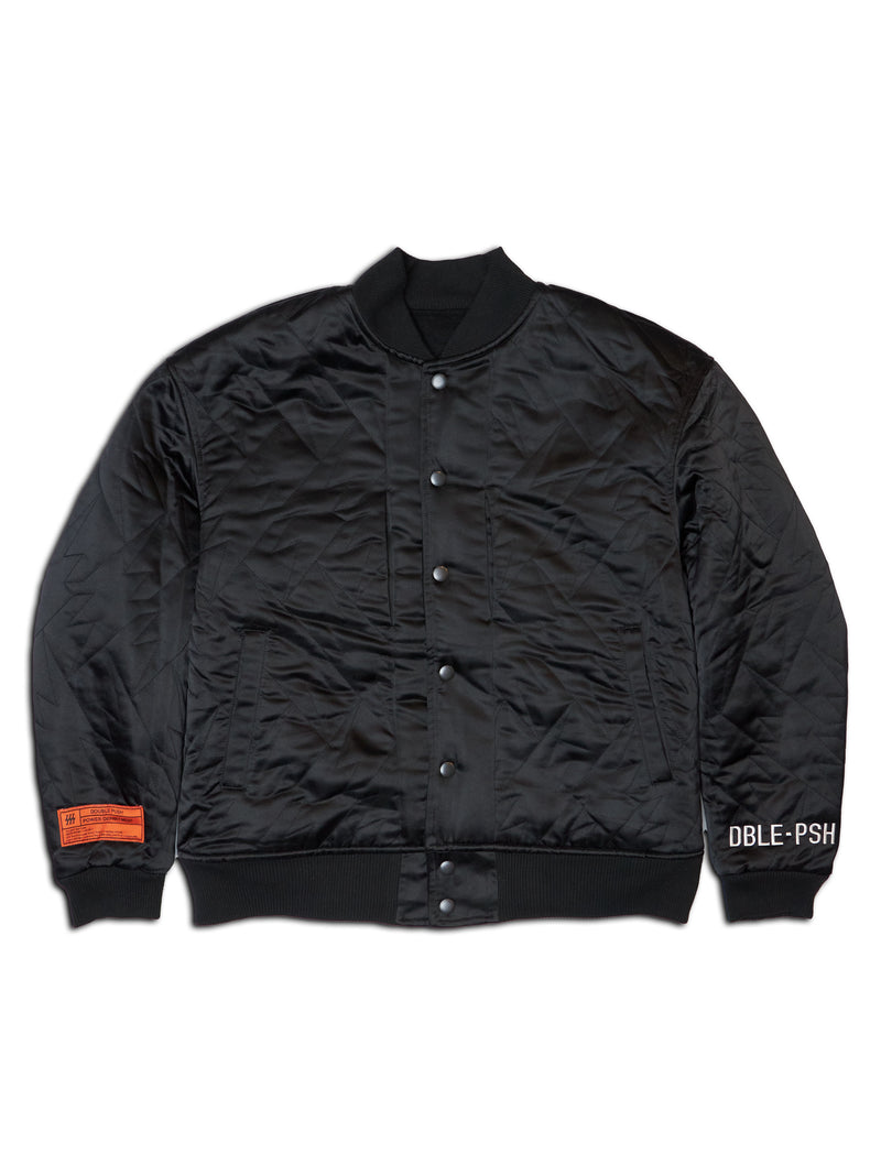 DBLE DEPT REVERSIBLE AWARD JACKET BLACK