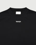 TNRCN AIRMESH HYBRID DRY MOCK NECK TEE | BLACK