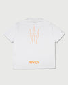 TNRCN AIRMESH HYBRID DRY MOCK NECK TEE | WHITE