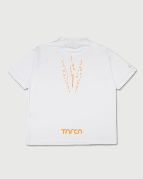 TNRCN AIRMESH HYBRID DRY MOCK NECK TEE | WHITE