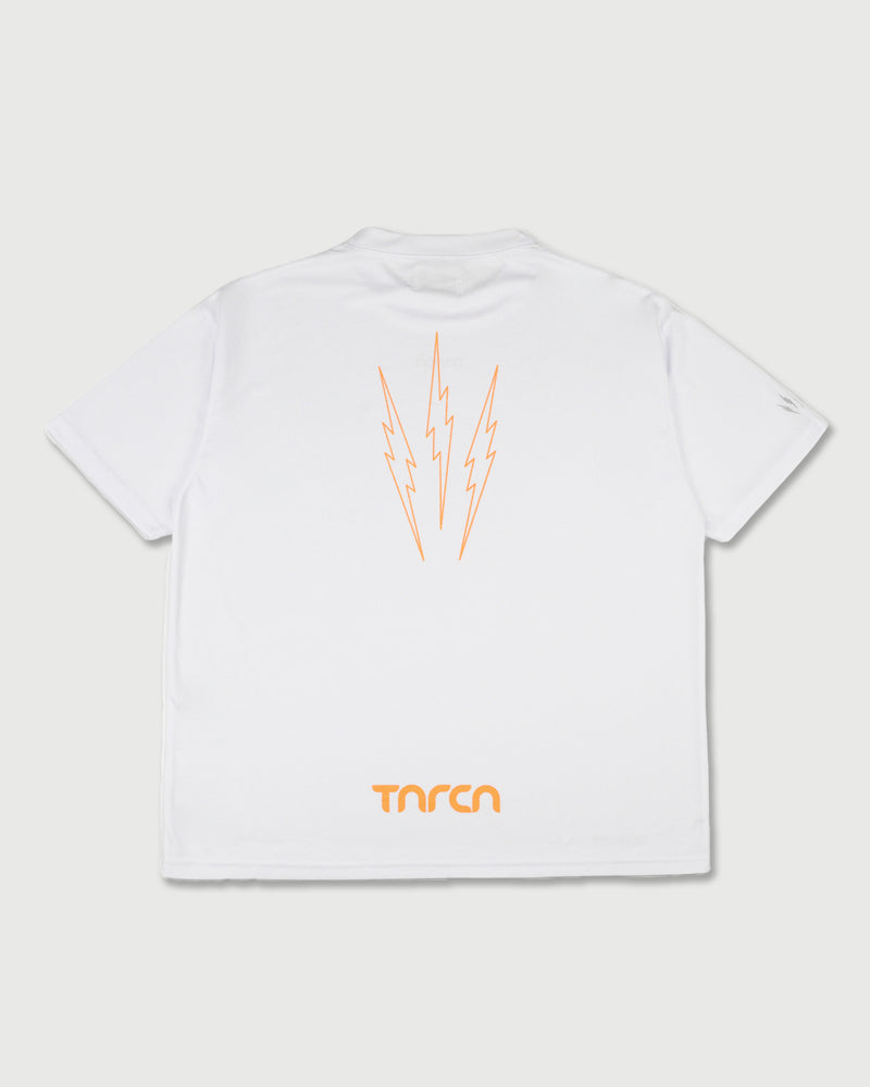 TNRCN AIRMESH HYBRID DRY MOCK NECK TEE | WHITE