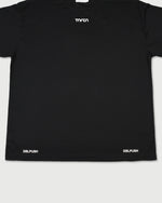 TNRCN AIRMESH HYBRID DRY MOCK NECK TEE | BLACK