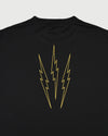 TNRCN AIRMESH HYBRID DRY MOCK NECK TEE | BLACK