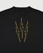 TNRCN AIRMESH HYBRID DRY MOCK NECK TEE | BLACK