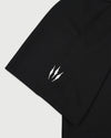TNRCN AIRMESH HYBRID DRY MOCK NECK TEE | BLACK