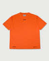 TNRCN AIRMESH HYBRID DRY MOCK NECK TEE | ORANGE