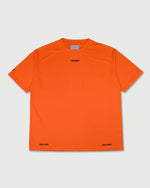 TNRCN AIRMESH HYBRID DRY MOCK NECK TEE | ORANGE