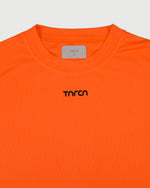 TNRCN AIRMESH HYBRID DRY MOCK NECK TEE | ORANGE