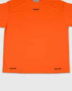 TNRCN AIRMESH HYBRID DRY MOCK NECK TEE | ORANGE