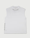 TNRCN AIRMESH HYBRID DRY NO SLEEVE TEE | WHITE