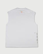 TNRCN AIRMESH HYBRID DRY NO SLEEVE TEE | WHITE
