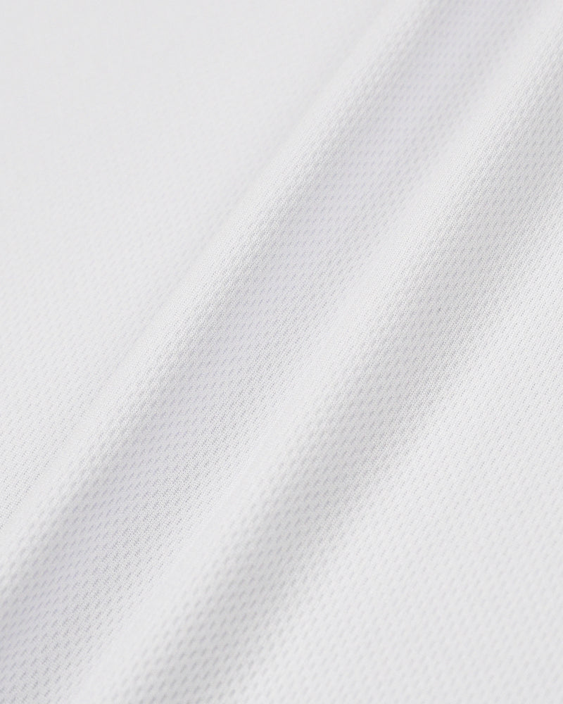 TNRCN AIRMESH HYBRID DRY NO SLEEVE TEE | WHITE