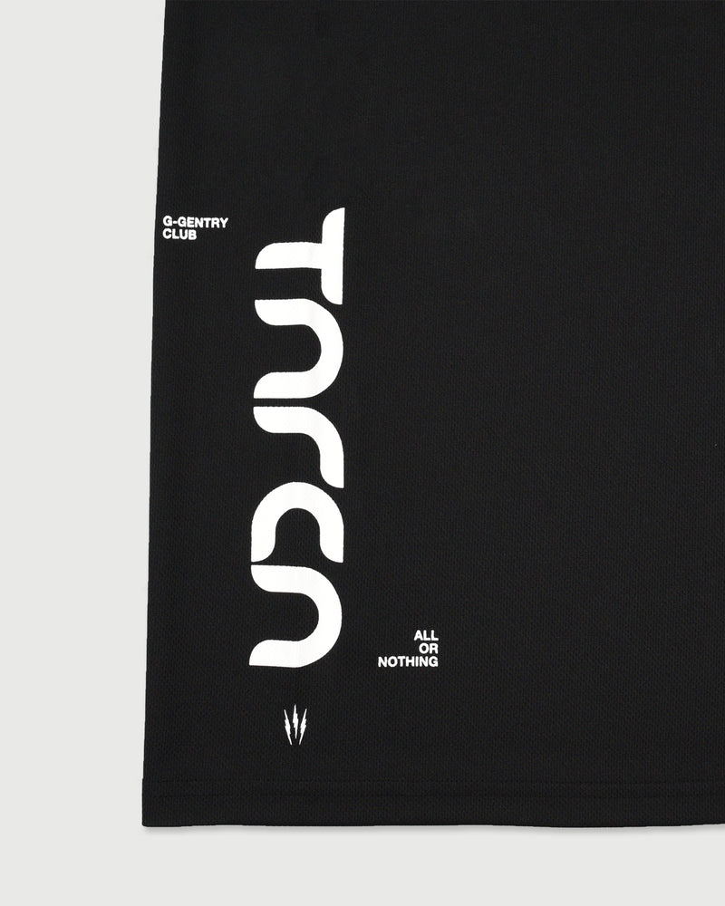 TNRCN AIRMESH HYBRID DRY NO SLEEVE TEE | BLACK