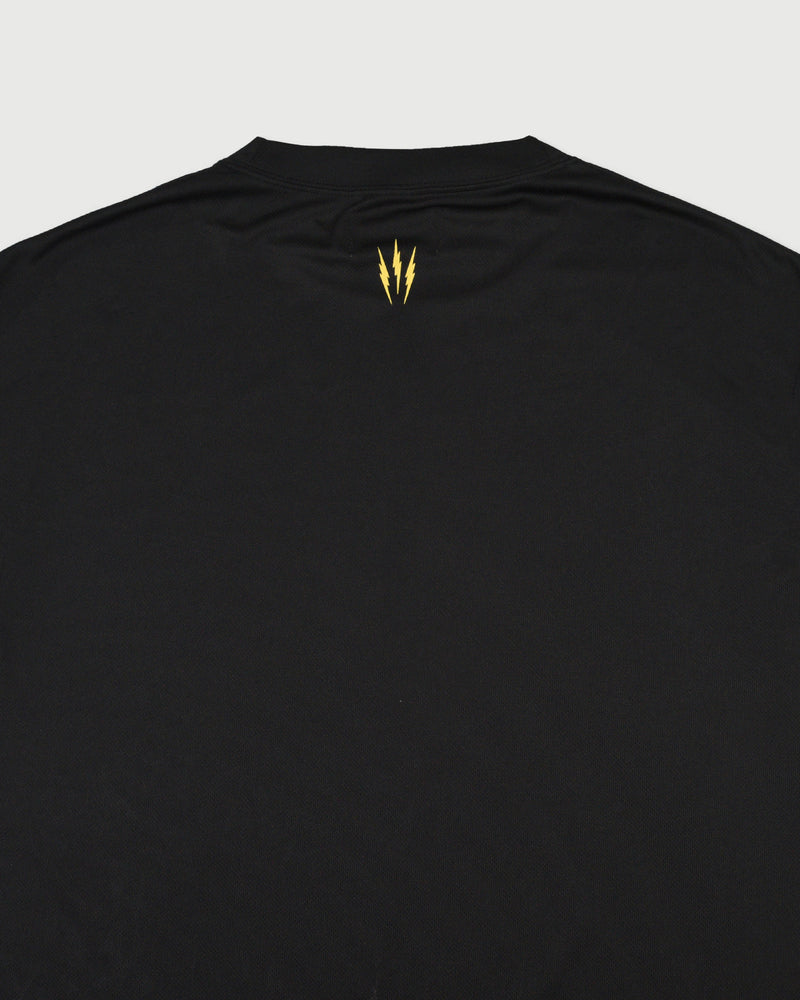 TNRCN AIRMESH HYBRID DRY NO SLEEVE TEE | BLACK