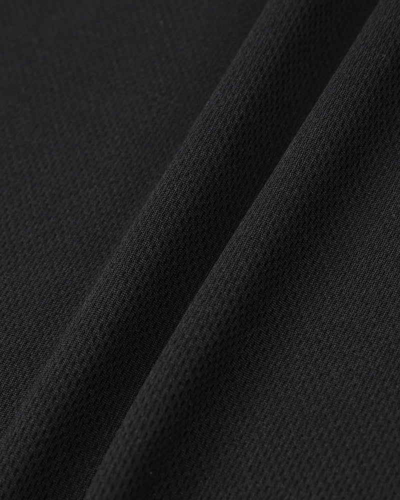 TNRCN AIRMESH HYBRID DRY NO SLEEVE TEE | BLACK
