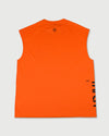 TNRCN AIRMESH HYBRID DRY NO SLEEVE TEE | ORANGE