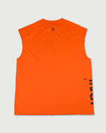 TNRCN AIRMESH HYBRID DRY NO SLEEVE TEE | ORANGE