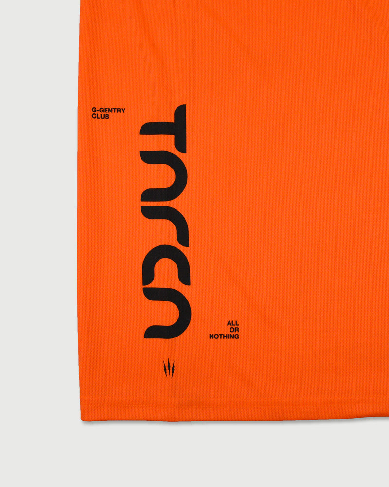 TNRCN AIRMESH HYBRID DRY NO SLEEVE TEE | ORANGE
