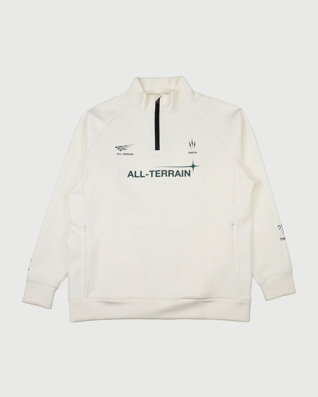 TNRCN ハーフジップジャケット ホワイト TAIN DOUBLEPUSH | ALL-TERRAIN HALF ZIP / WHITE | ウェア