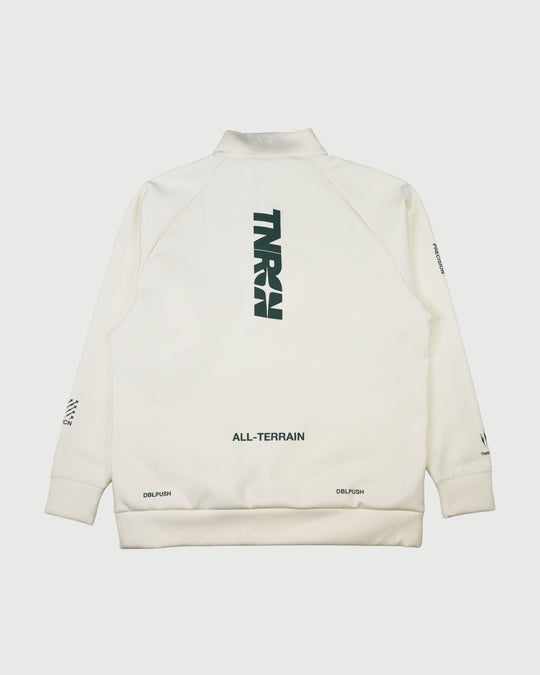 トップス . TAIN DOUBLEPUSH | ALL-TERRAIN HALF ZIP / WHITE