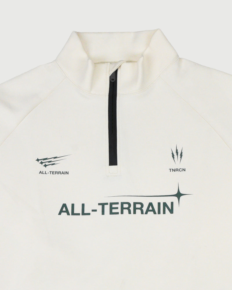 TAIN DOUBLEPUSH | ALL-TERRAIN HALF ZIP / WHITE | ウェア