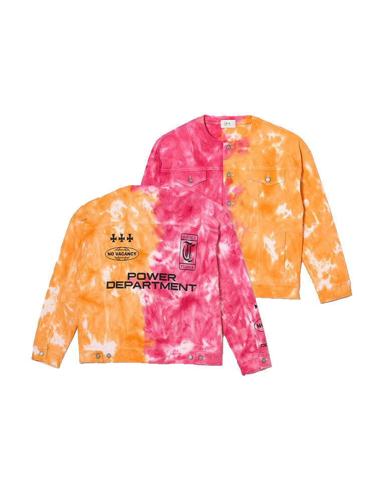 POWER DEPARTMENT UNEVEN DYEING JACKET SUNSET