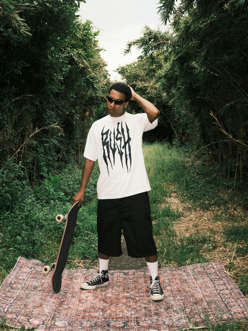 RUSH SHORT SLEEVE T-SHIRTS / WHITE