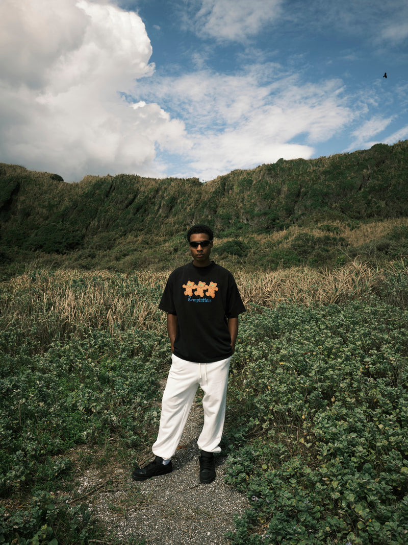 TEMPTATION SHORT SLEEVE T-SHIRTS / BLACK