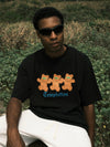 TEMPTATION SHORT SLEEVE T-SHIRTS / BLACK