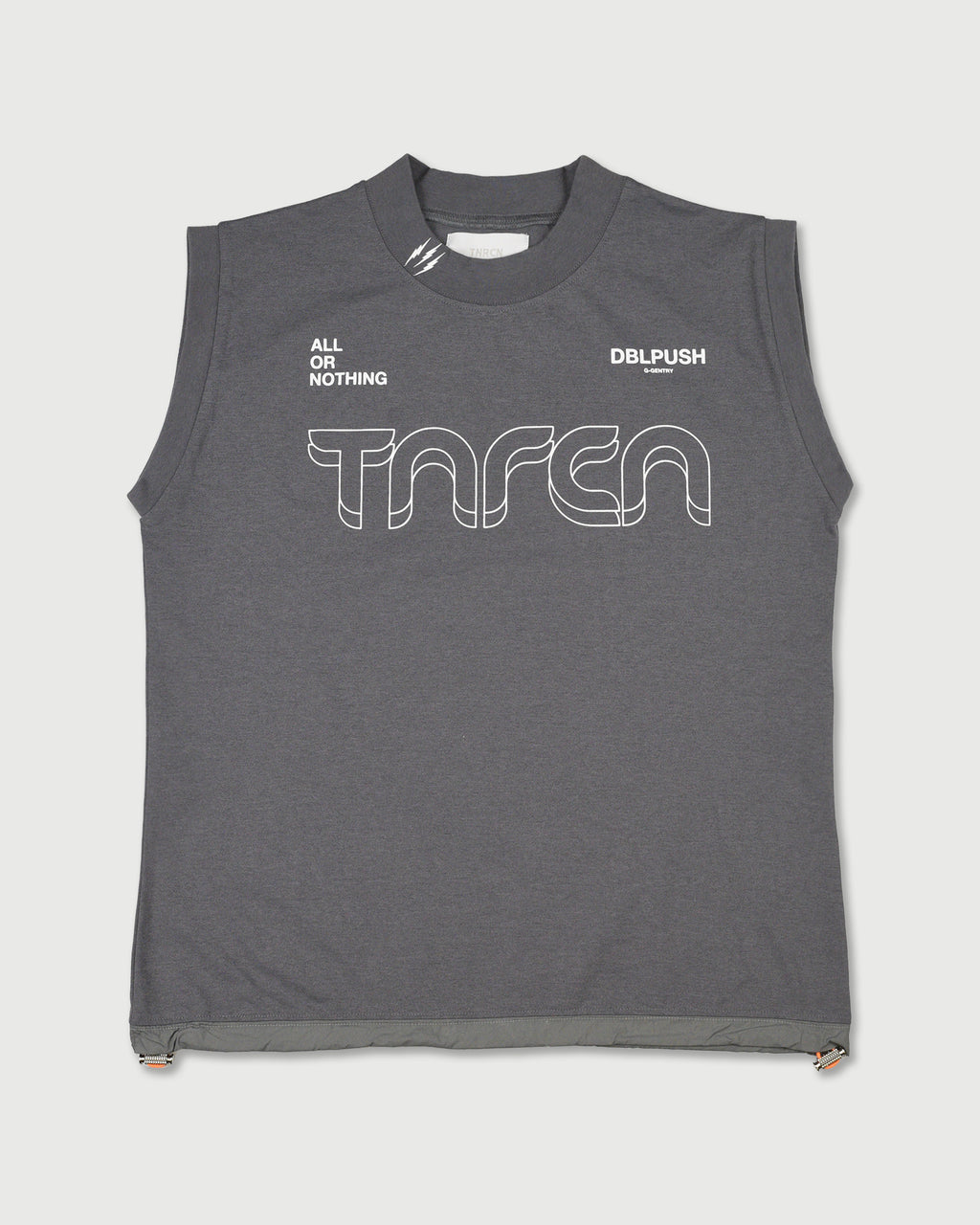 TNRCN EVERCORE™ LADIES NO SLEEVE MOCK TEE | GRAY – TAIN DOUBLEPUSH