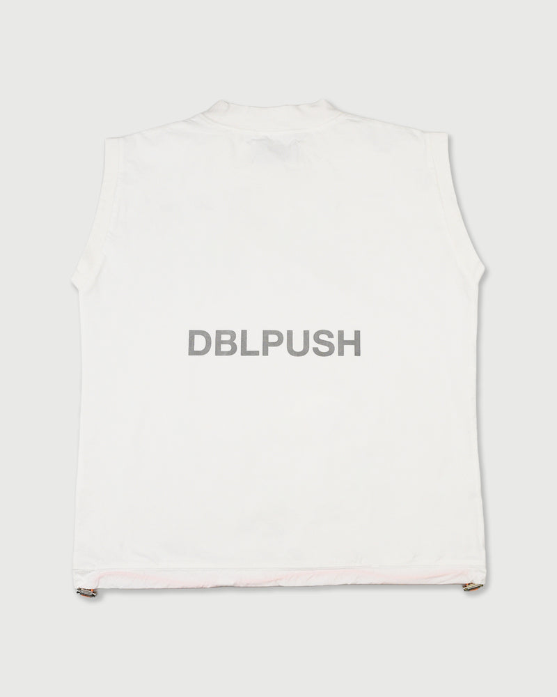 TNRCN EVERCORE™ LADIES NO SLEEVE MOCK TEE | WHITE