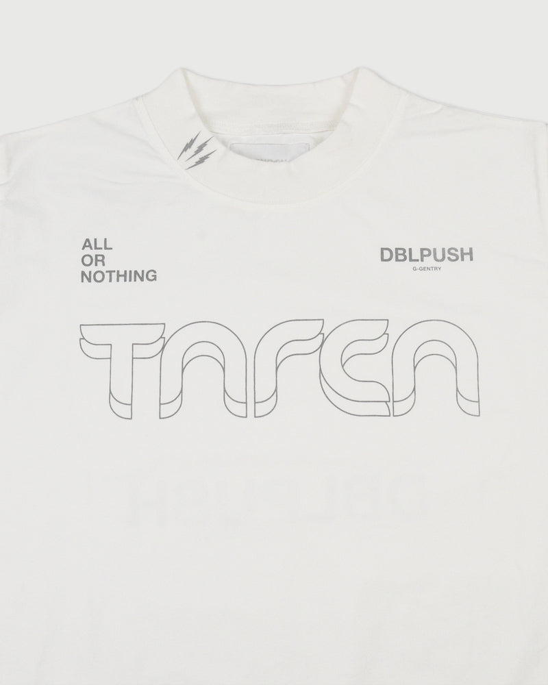TNRCN EVERCORE™ LADIES NO SLEEVE MOCK TEE | WHITE