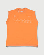 TNRCN EVERCORE™ LADIES NO SLEEVE MOCK TEE | ORANGE