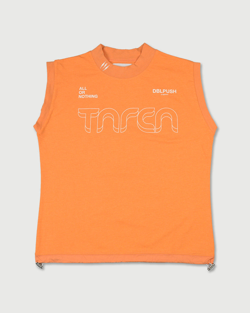 TNRCN EVERCORE™ LADIES NO SLEEVE MOCK TEE | ORANGE