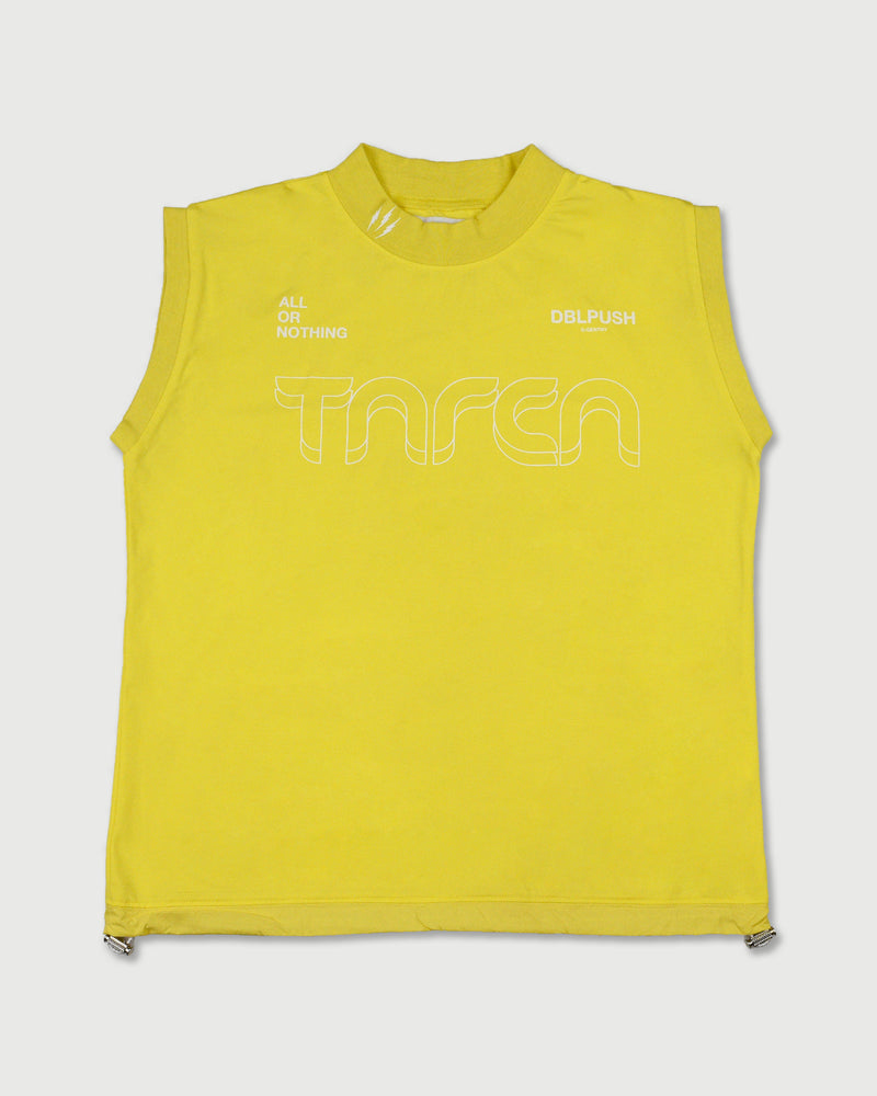 TNRCN EVERCORE™ LADIES NO SLEEVE MOCK TEE | YELLOW