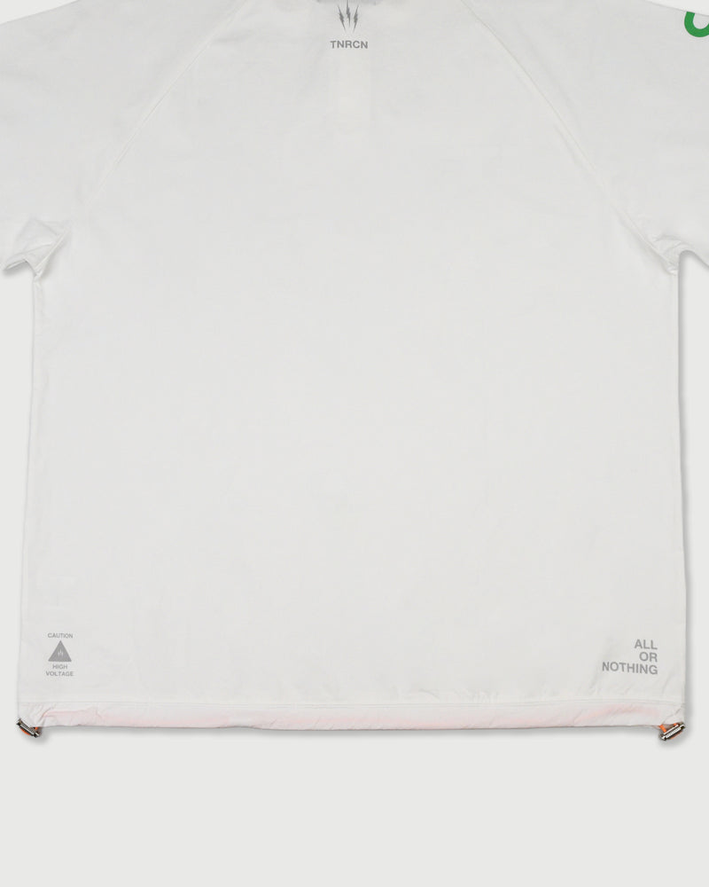 TNRCN EVERCORE™ HENLEY TECH TEE | WHITE