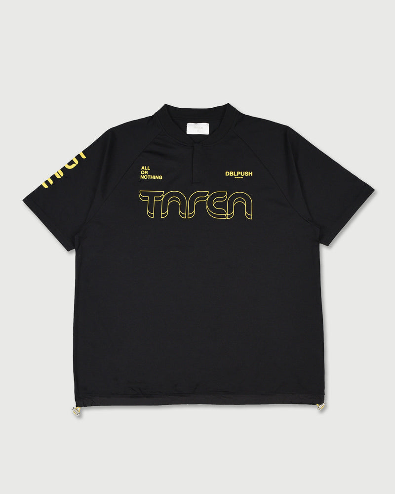 TNRCN EVERCORE™ HENLEY TECH TEE | BLACK