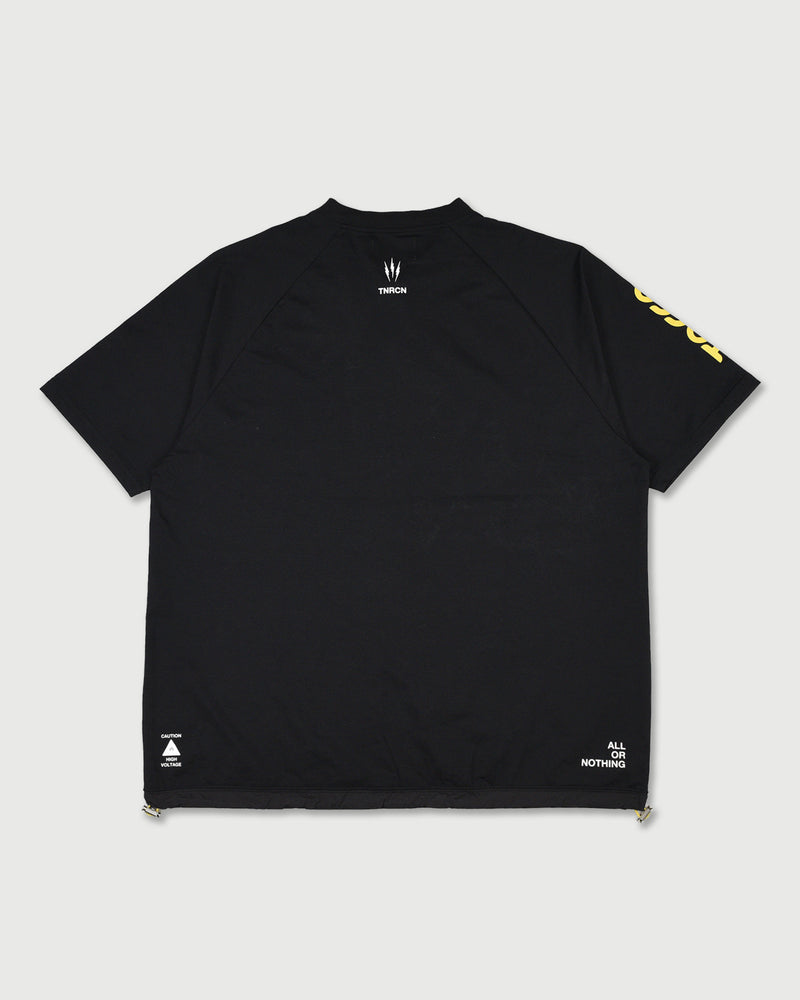 TNRCN EVERCORE™ HENLEY TECH TEE | BLACK