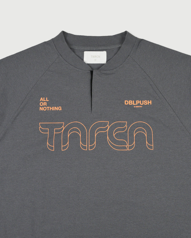 TNRCN EVERCORE™ HENLEY TECH TEE | GRAY