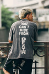 YOU CAN'T HIDE FROM DEATH SHORT SLEEVE T-SHIRTS BLACK