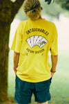 EMBROIDERY UNTOUCHABLES SHORT SLEEVE T-SHIRTS YELLOW