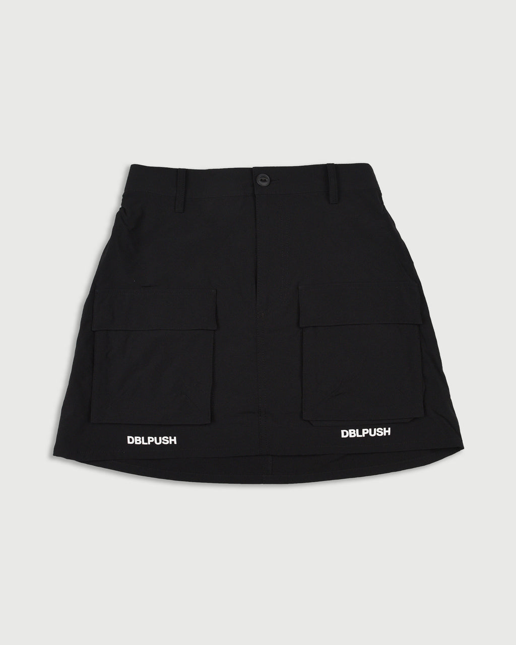 TAIN DOUBLEPUSH | TNRCN LITEFLEX™UTILITY SKIRT / BLACK | スカート