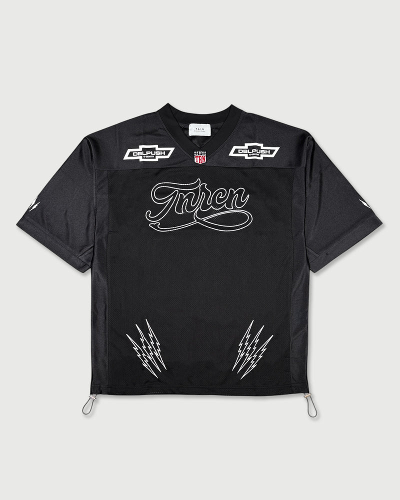 TNRCN M-GRID FOOTBALL SHIRTS BLACK
