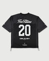 TNRCN M-GRID FOOTBALL SHIRTS BLACK
