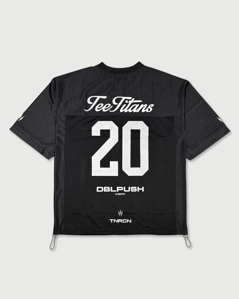 TNRCN M-GRID FOOTBALL SHIRTS BLACK
