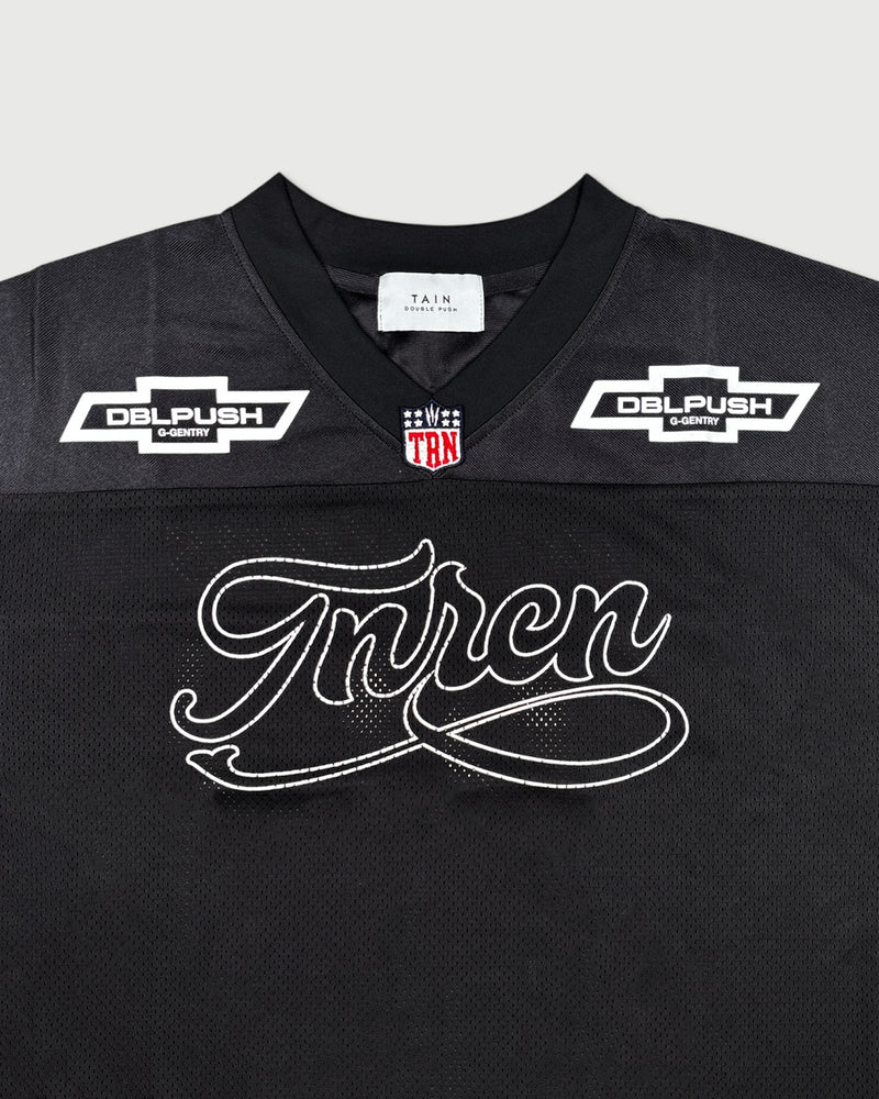 TNRCN M-GRID FOOTBALL SHIRTS BLACK