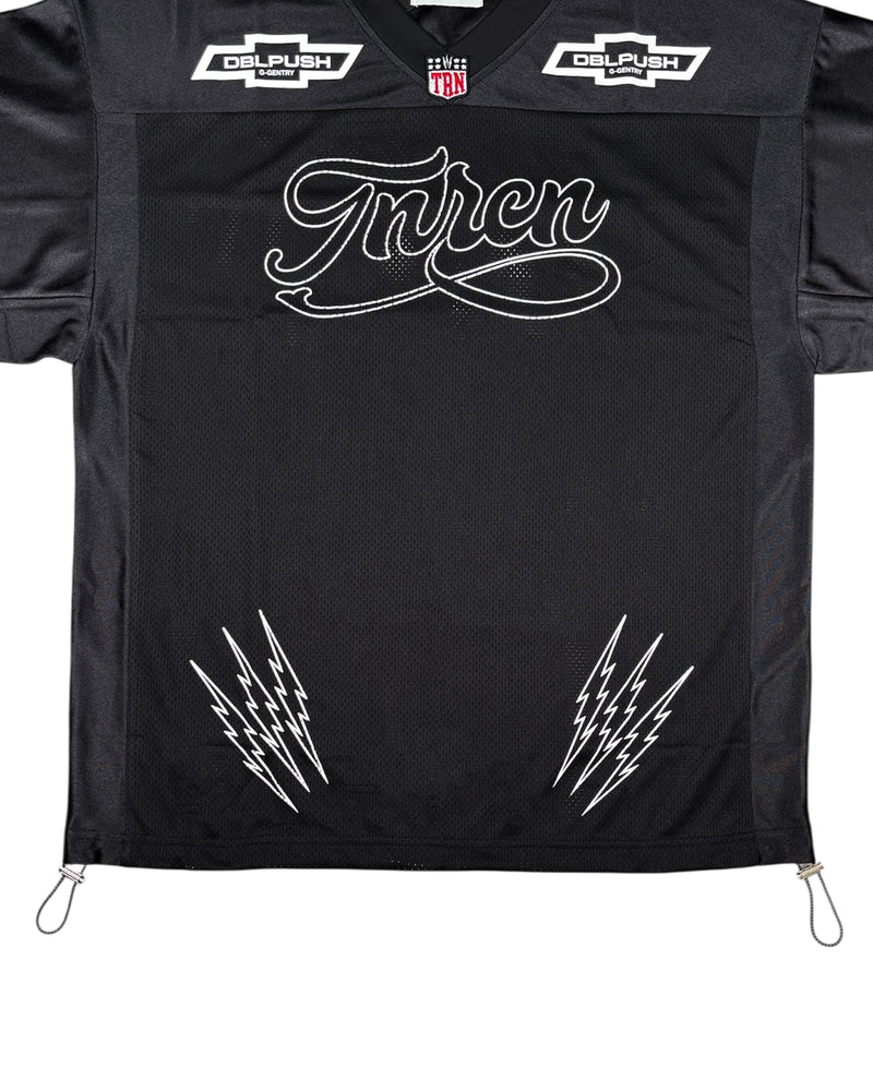 TNRCN M-GRID FOOTBALL SHIRTS BLACK