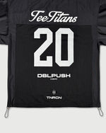 TNRCN M-GRID FOOTBALL SHIRTS BLACK