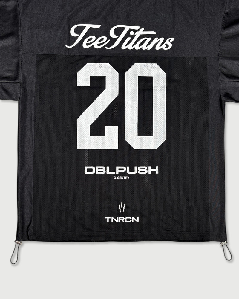 TNRCN M-GRID FOOTBALL SHIRTS BLACK