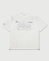 TNRCN SIGNATURE LOGO S/S MOCK NECK TEE WHITE